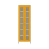 Jazlyn Engineered Wood  Bookshelf in Mango Yellow Finish