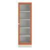 Mallory Engineered Wood  Bookshelf in Light Orange Finish