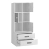 Abby Engineered Wood  Bookshelf in Barbie Pink Finish
