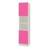 Zahra Engineered Wood  Bookshelf in Barbie Pink Finish