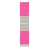 Zahra Engineered Wood  Bookshelf in Barbie Pink Finish