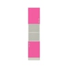 Zahra Engineered Wood  Bookshelf in Barbie Pink Finish