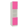 Zahra Engineered Wood  Bookshelf in Barbie Pink Finish
