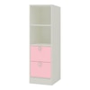 Kylee Engineered Wood  Bookshelf in English Pink Finish