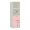 Kylee Engineered Wood  Bookshelf in English Pink Finish
