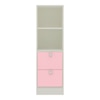 Kylee Engineered Wood  Bookshelf in English Pink Finish
