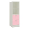 Kylee Engineered Wood  Bookshelf in English Pink Finish