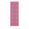 Jazlyn Engineered Wood  Bookshelf in Barbie Pink Finish