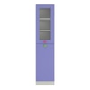 Petite Engineered Wood  Bookshelf in Persian Lilac Finish