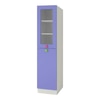Petite Engineered Wood  Bookshelf in Persian Lilac Finish