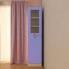 Petite Engineered Wood  Bookshelf in Persian Lilac Finish