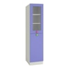 Petite Engineered Wood  Bookshelf in Persian Lilac Finish