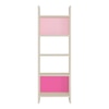 Helena Engineered Wood  Bookshelf in English Pink - Barbie Pink Finish