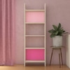 Helena Engineered Wood  Bookshelf in English Pink - Barbie Pink Finish