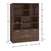 Angelica Bookshelf cum Display Unit