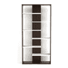 Maxelle Engineered Wood Bookshelf in Wenge Finish