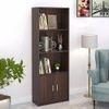 Sean Engineered Wood Bookshelf in Wenge Finish