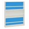 Kelsey Solid Wood  Bookshelf in Azure Blue Finish