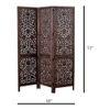 Violet Solid Wood Room Divider