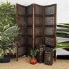 Shilpi Handcarved Wooden Room Divider Panels -NSHC011