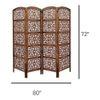 Shilpi Handcarved Wooden Room Divider Panels -NSHC015