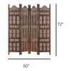 Shilpi Handcarved Wooden Room Divider Panels -NSHC022