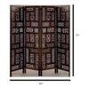 Shilpi Handcarved Wooden Room Divider Panels -NSHC040