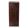 Walnut Tint Two Storey Bedside and Living Room Storage