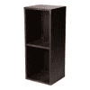 Walnut Tint Two Storey Bedside and Living Room Storage