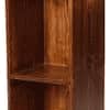 Teak Tint Two Storey Bedside and Living Room Storage