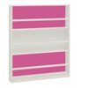 Kelsey Solid Wood  Bookshelf in Barbie Pink Finish