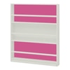 Kelsey Solid Wood  Bookshelf in Barbie Pink Finish