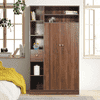 Tacy Engineered Wood 2 door Wardrobe in Matte Finish