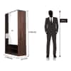 Allie Engineered Wood 2 door Wardrobe in Matte Finish