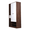 Allie Engineered Wood 2 door Wardrobe in Matte Finish