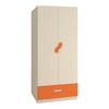 Emelia Engineered Wood Wardrobe in Orange Colour