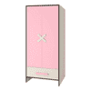 Novara 2 Door Wardrobe in English Pink Colour
