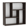BLUEWUD Javies Engineered Wood Multipurpose Wall Decor Shelf, Display Rack (Wenge)
