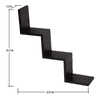BLUEWUD Aaron Engineered Wood Multipurpose Wall Decor Shelf, Display Rack (Wenge)