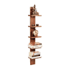 BLUEWUD Louis Engineered Wood Multipurpose Wall Decor Shelf, Display Rack (Walnut)