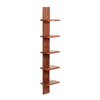 BLUEWUD Louis Engineered Wood Multipurpose Wall Decor Shelf, Display Rack (Walnut)