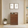 Opal Chest Of Drawers with 4 Drawers in Columbian Walnut