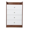 Opal Chest Of Drawers with 4 Drawers in Frosty White