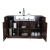 Luther Engineered Wood Crockery Unit in Columbian Walnut