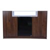 Luther Engineered Wood Crockery Unit in Columbian Walnut