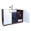 Portia Engineered Wood Crockery Unit in Columbian Walnut