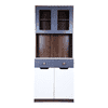 Nyle Engineered Wood Crockery Unit in Columbian Walnut