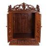 Agastya Solid Wood Free Standing Prayer Unit with Door