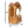 Aditi Solid Wood Free Standing Prayer Unit