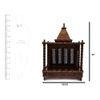 Diya Solid Wood Free Standing Prayer Unit